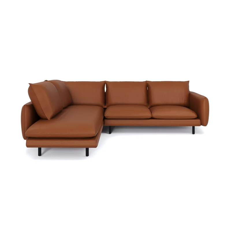 Canapé grand angle gauche ISAK Cuir