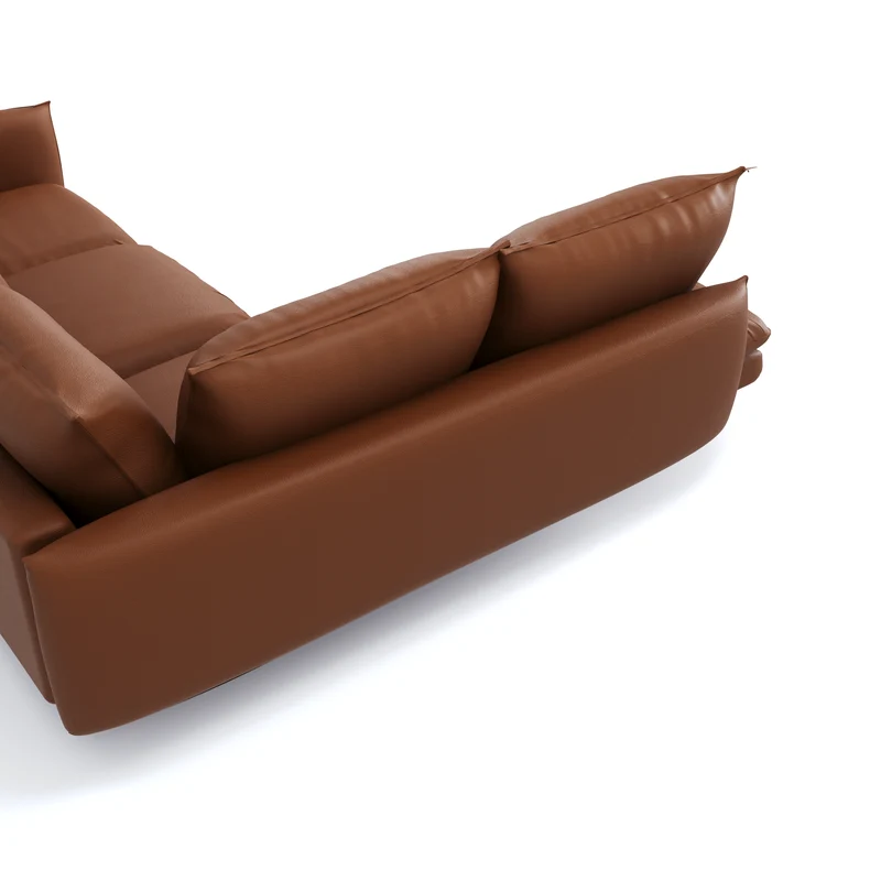 Canapé grand angle gauche ISAK Cuir