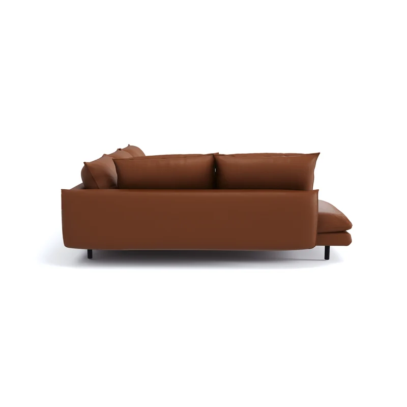 Canapé grand angle gauche ISAK Cuir