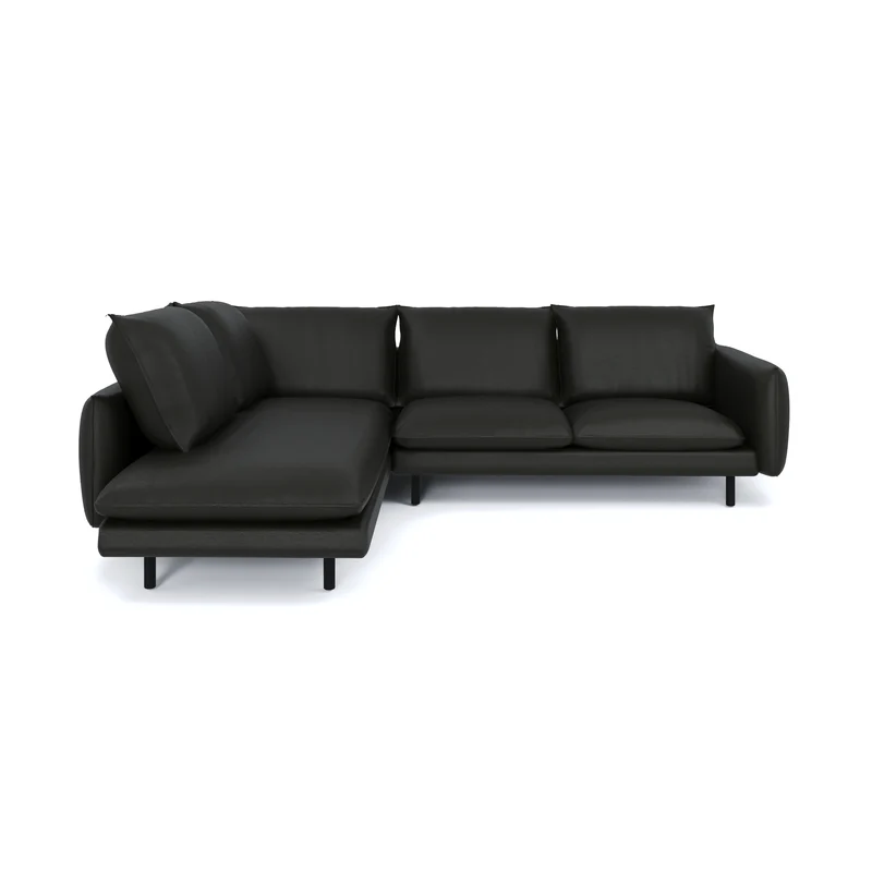 Canapé grand angle gauche ISAK Cuir