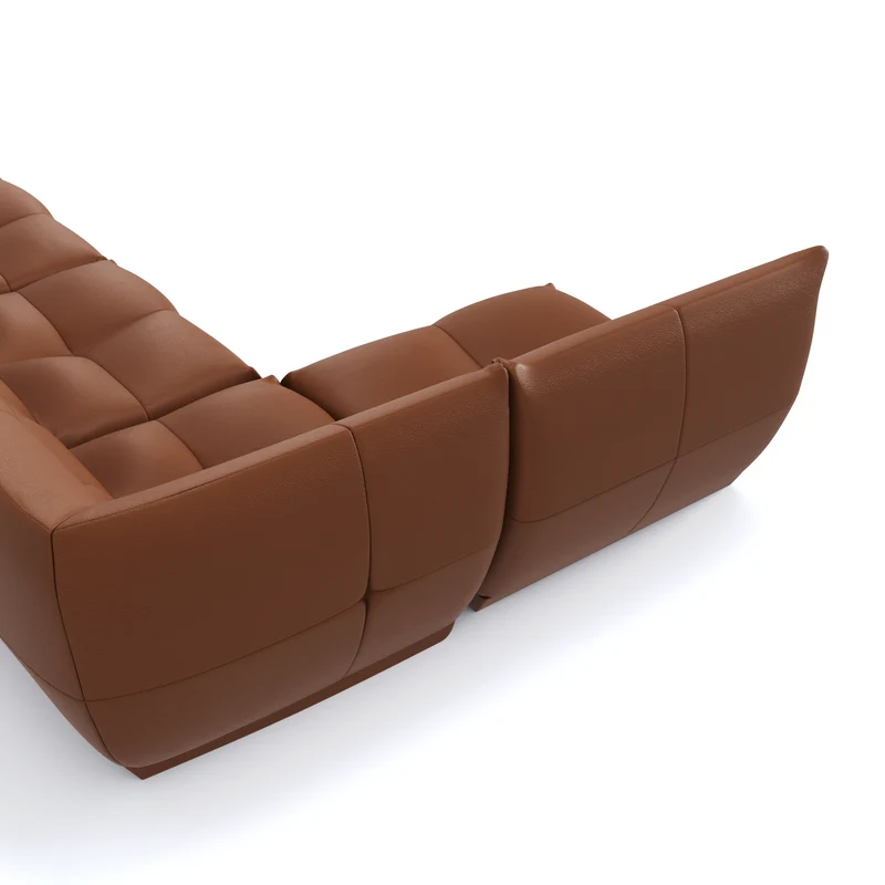 Canapé grand angle gauche COZY Cuir