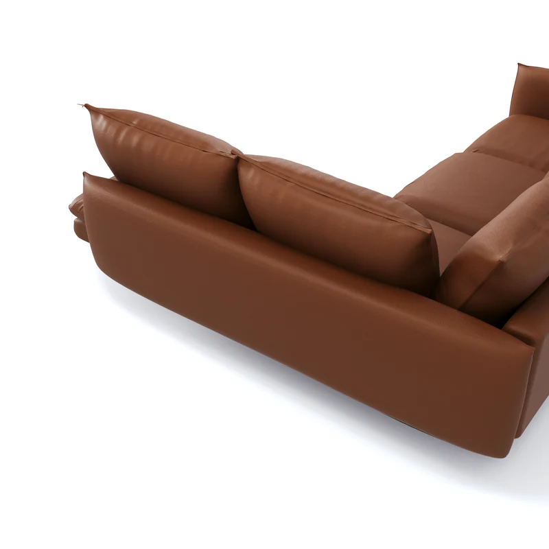 Canapé grand angle droit ISAK Cuir