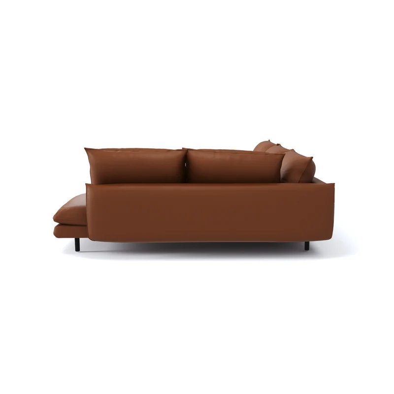 Canapé grand angle droit ISAK Cuir
