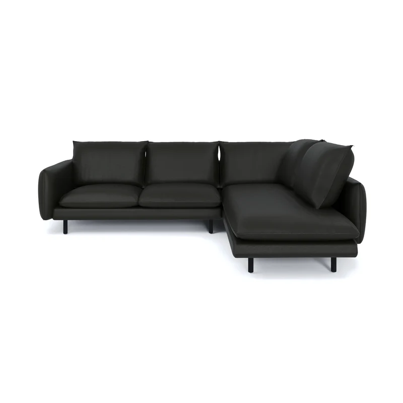 Canapé grand angle droit ISAK Cuir