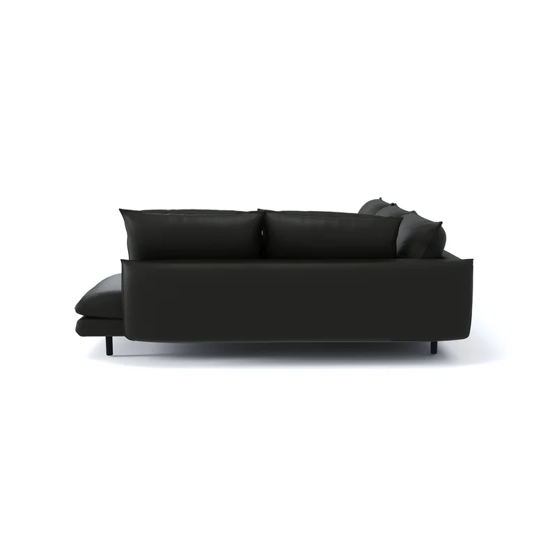 Canapé grand angle droit ISAK Cuir