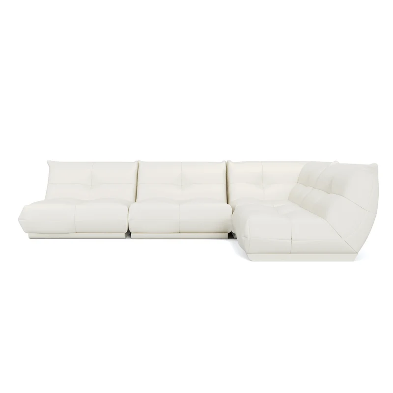 Canapé grand angle droit COZY Cuir