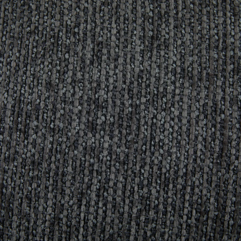Canapé 2 places en chenille grise coussins profonds sans montage 164cm FLAREMERIDIA