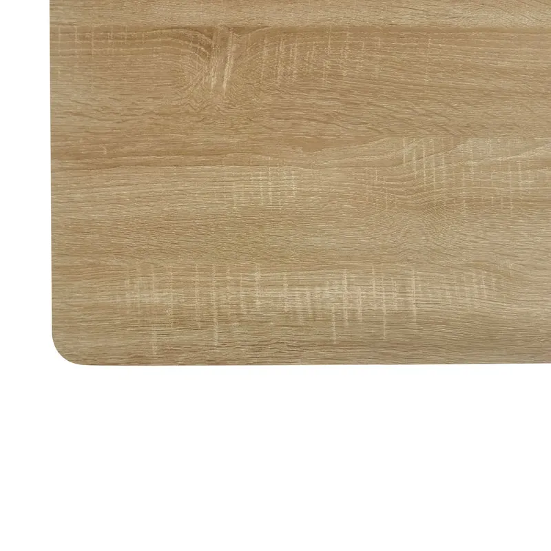 Table de salle rectangulaire naturelle en bois de chêne robuste 117x68 SUKNIEKS