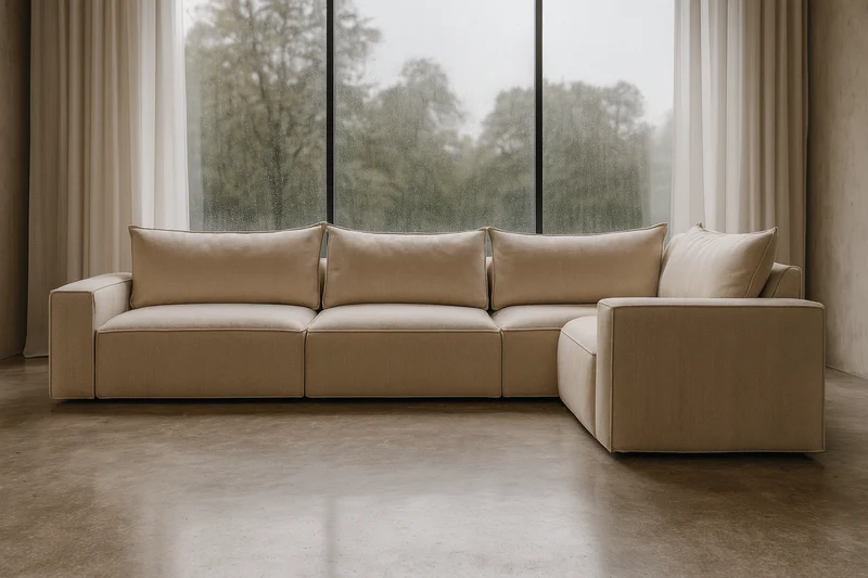 BAROLO Corner Sofa – 4 Seater, Low Armrests