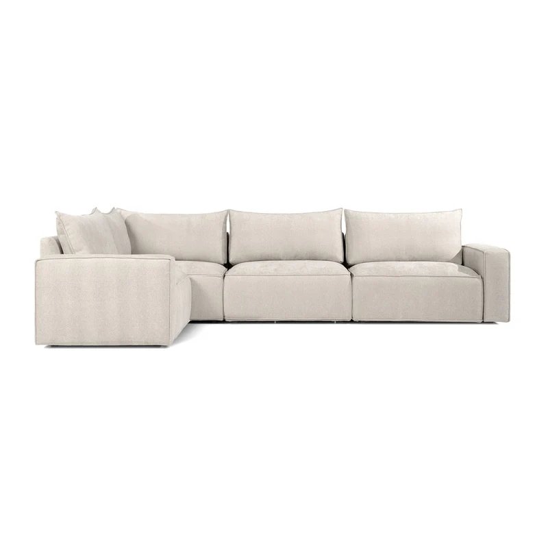 BAROLO Corner Sofa – 4 Seater, Low Armrests