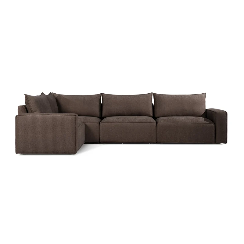 BAROLO Corner Sofa – 4 Seater, Low Armrests