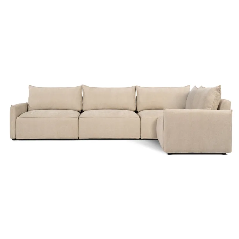 BAROLO Corner Sofa – 4 Seater, Low Armrests