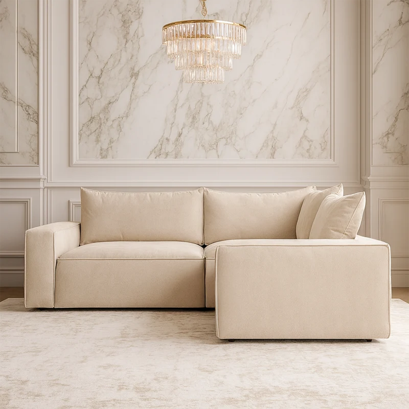BAROLO Corner Sofa – 3 Seater, Low Armrests