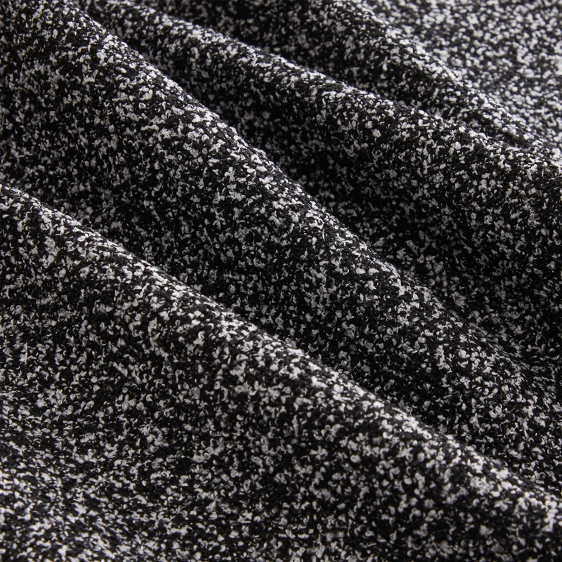 Canapé panoramique modulable avec fonction lit, chenille noir, sans montage 292x165x68 cm FLARELOTH