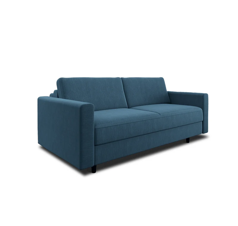 Canapé convertible express HAILIE JADE Tissu tramé - Matelas Dunlopillo 160cm