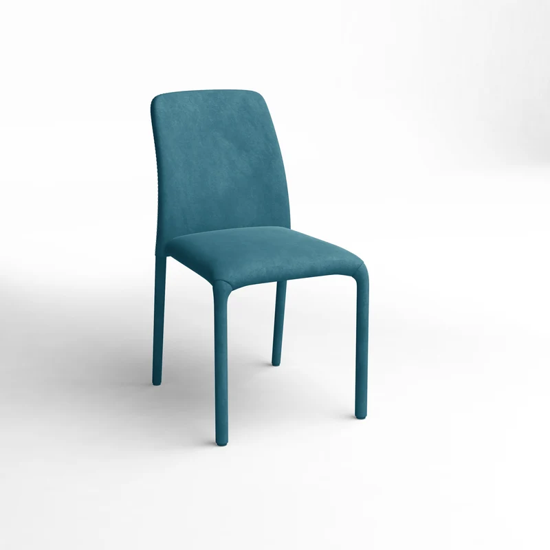 Lot de 4 chaises empilables OSKAR Velours