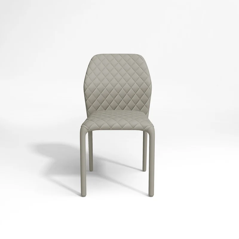 Lot de 4 chaises empilables OTTO Cuir synthétique