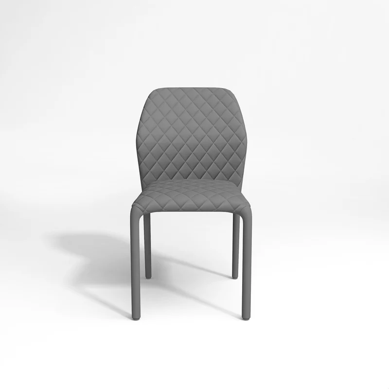 Lot de 4 chaises empilables OTTO Cuir synthétique