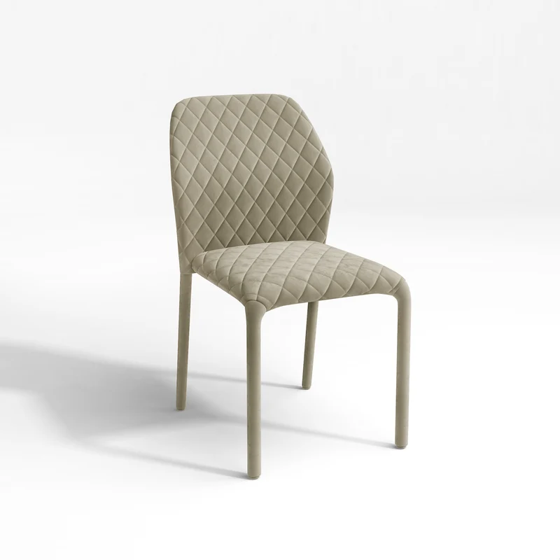 Lot de 4 chaises empilables OTTO Velours