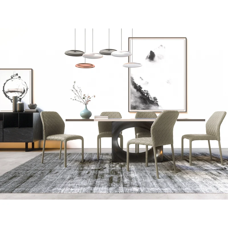Lot de 4 chaises empilables OTTO Velours