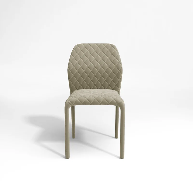 Lot de 4 chaises empilables OTTO Velours