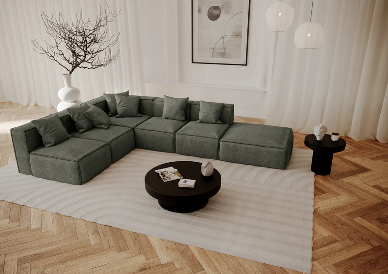 Canapé modulable XL ROLF Bouclette