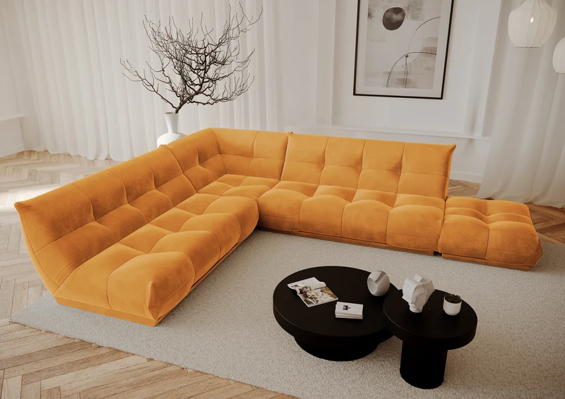 Canapé modulable XL COZY Velours
