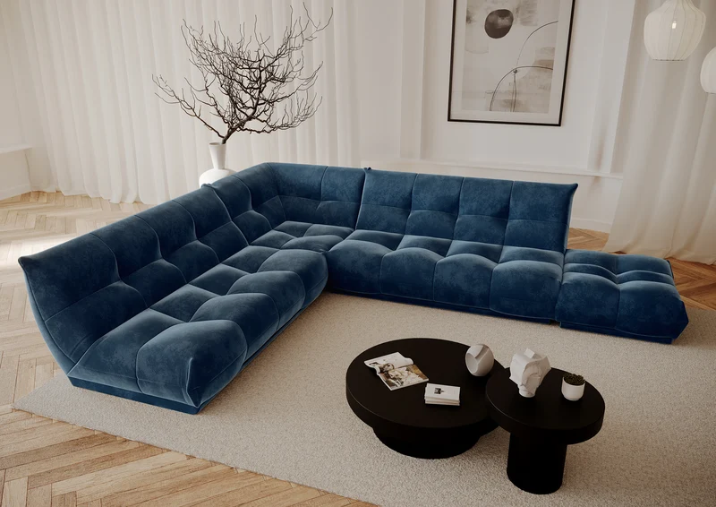 Canapé modulable XL COZY Velours