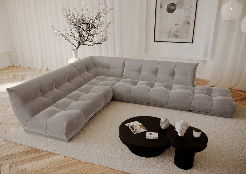 Canapé modulable XL COZY Velours