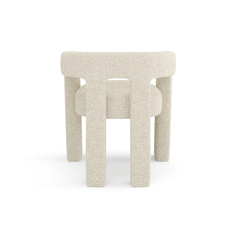 Fauteuil de salle à manger ALYA Tissu Bouclette
