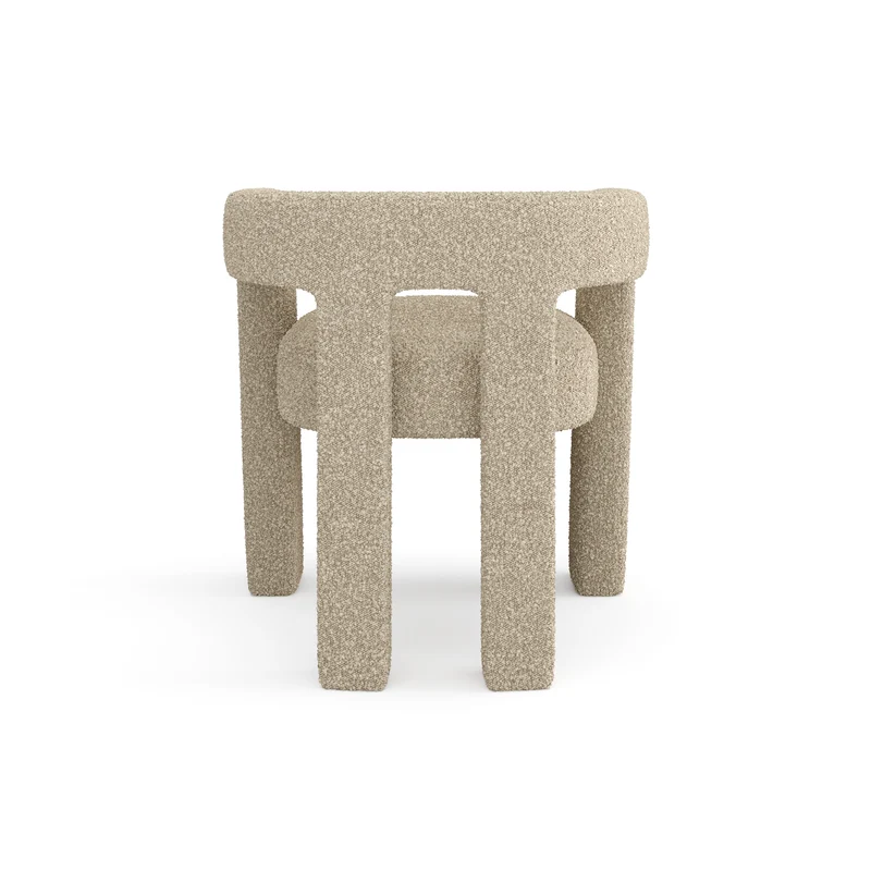 Fauteuil de salle à manger ALYA Tissu Bouclette