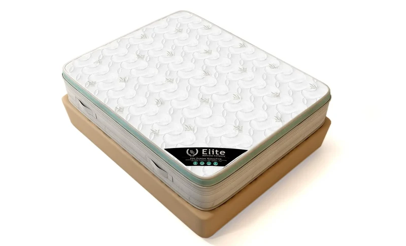 Matelas - Mémoire de Forme - 27cm d'Epaisseur - Aloe Vera - Elite