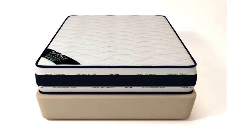 Matelas - Memoire de Forme - 22cm d'épaisseur - Elite