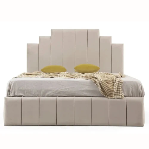 Cadre de lit - Beige - Natura