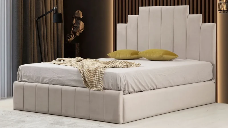 Cadre de lit - Beige - Natura