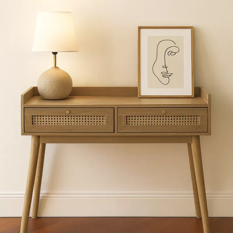 Console 2 tiroirs Palmo
