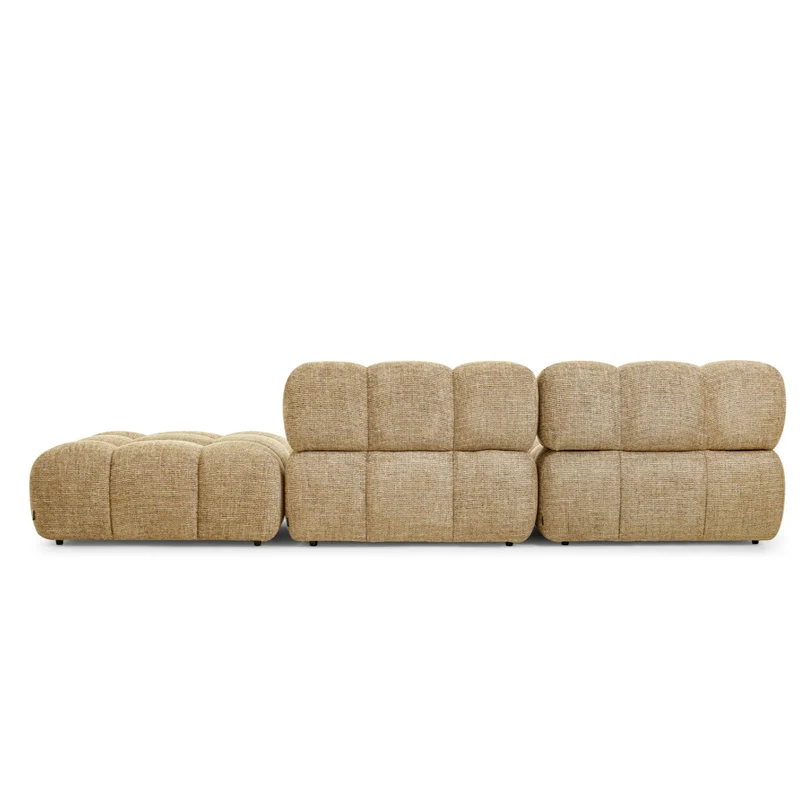 Canapé droit Waffle Tweed