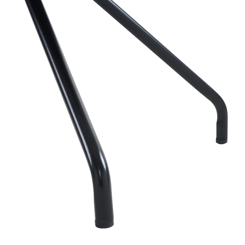 Lot de 2 chaises de salle à manger velours gris clair motif en losange pieds en métal noir FALMELS