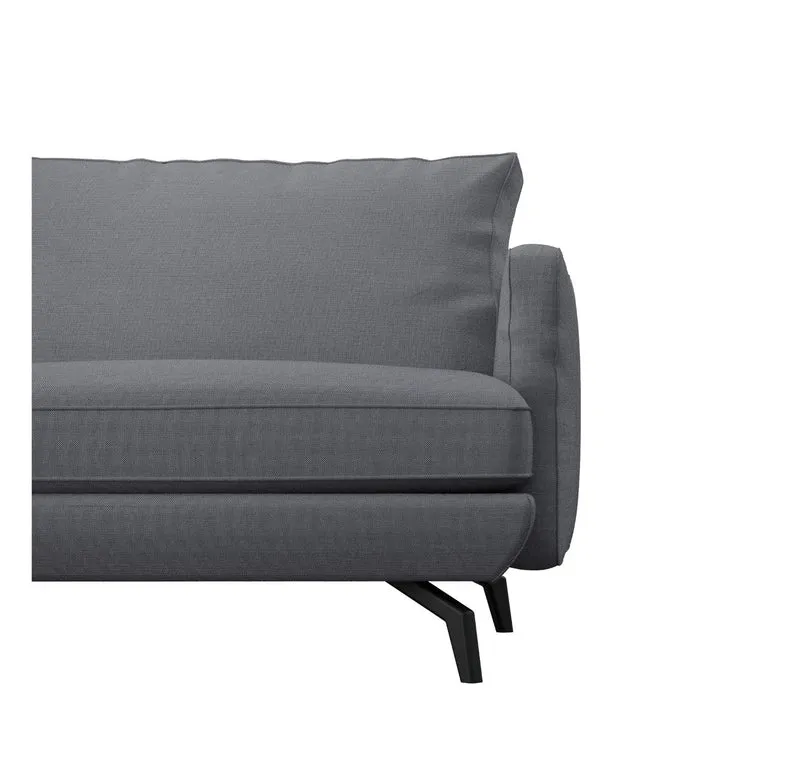 Canapé d'angle gauche UNIC Tissu tramé