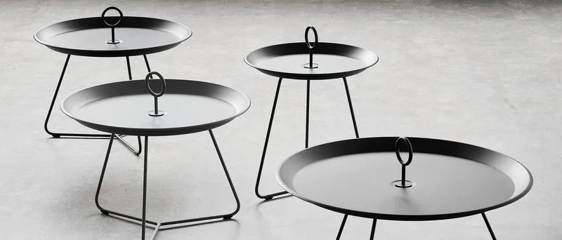 EYELET - Table basse Tray Ø60 cm