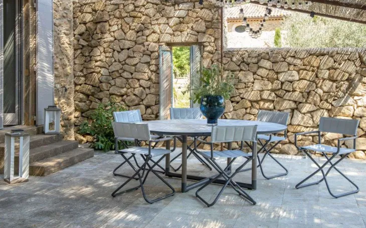 BASTINGAGE - Table repas extensible ronde