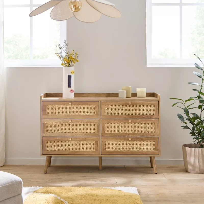 Commode 6 tiroirs Palma