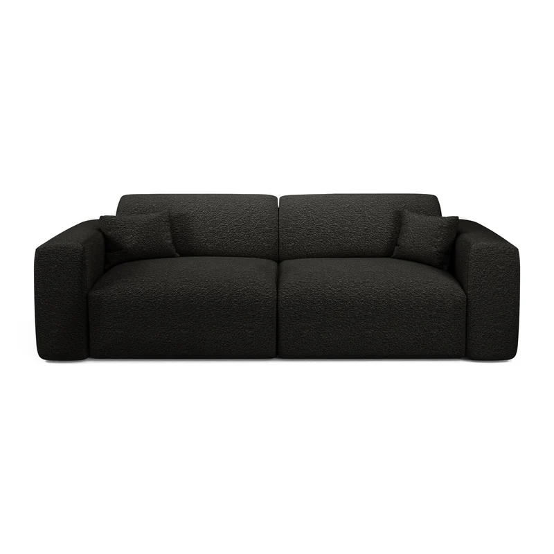Canapé 4 places convertible LIVA Tissu bouclette