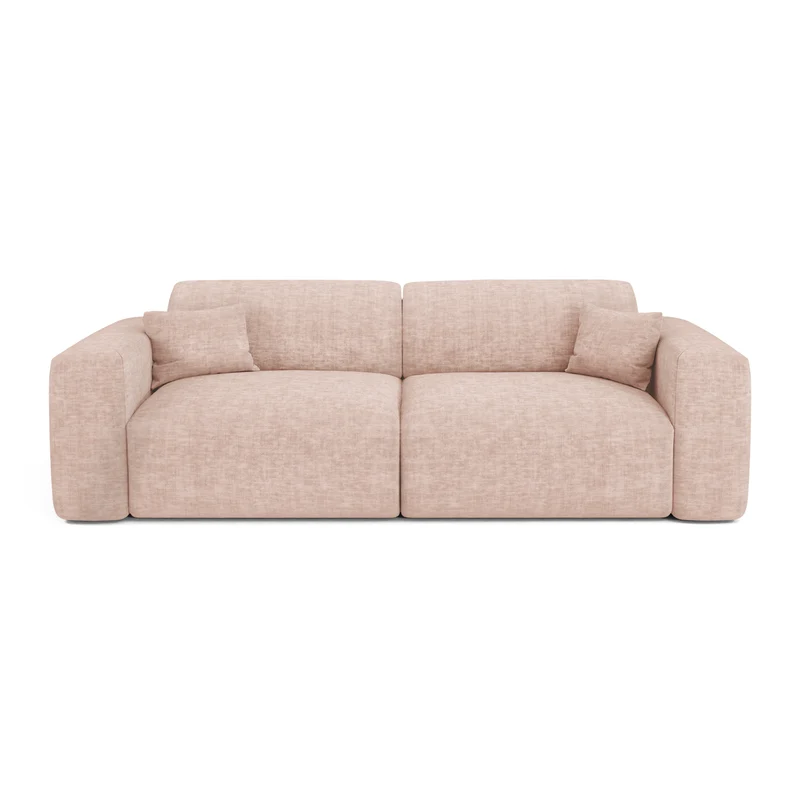 Canapé 4 places convertible LIVA Velours texturé