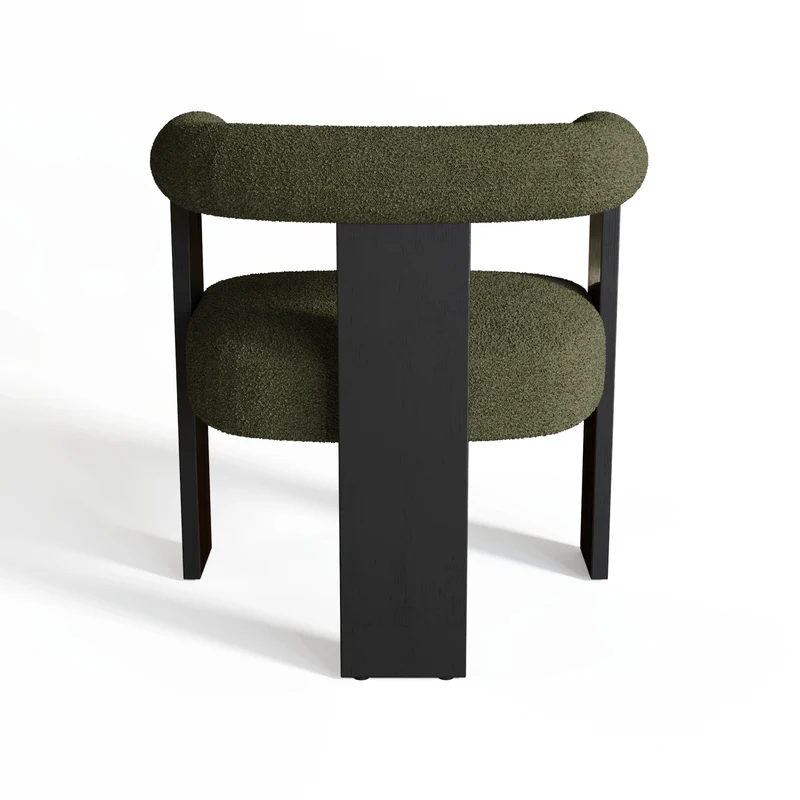 Fauteuil de salle à manger KLOE bouclette
