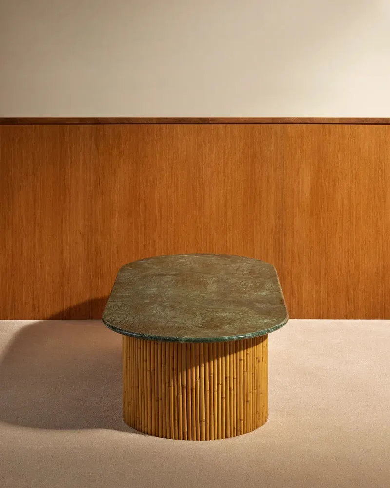Table basse riviera vert