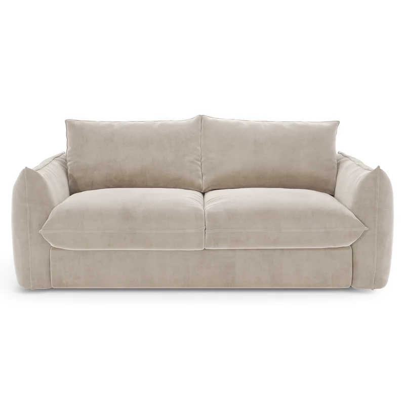 Canapé convertible matelas 140cm COCO Velours