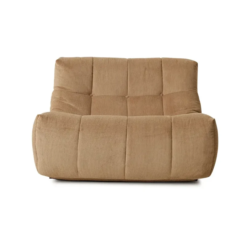 Fauteuil HK Living Lazy Corduroy Rib Brown
