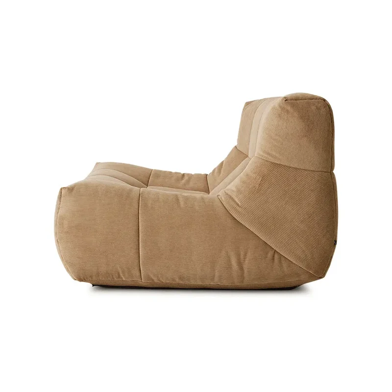 Fauteuil HK Living Lazy Corduroy Rib Brown
