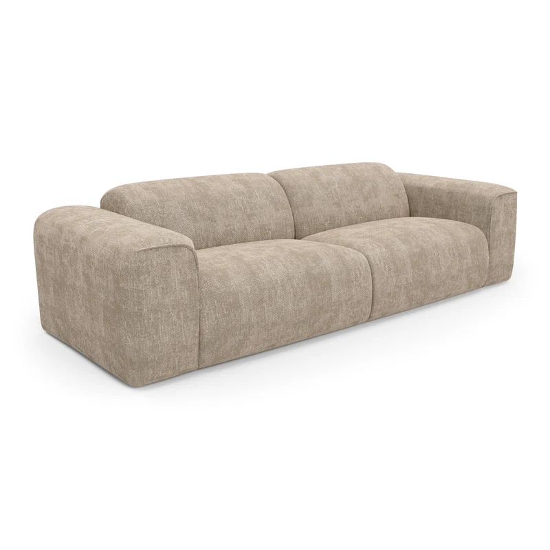 Canapé convertible express matelas Dunlopillo 140cm NOVA Velours tramé
